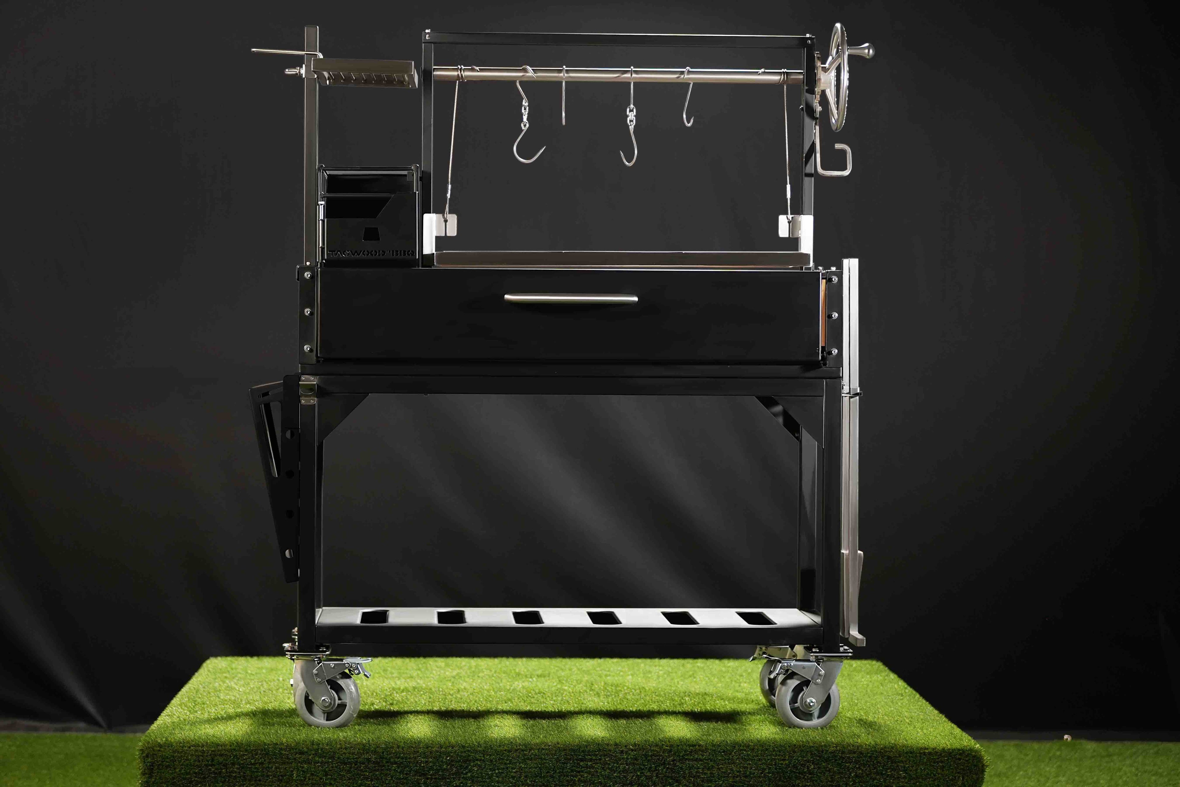Tagwood BBQ03SI Premium Freestanding Argentine Santa Maria Grill