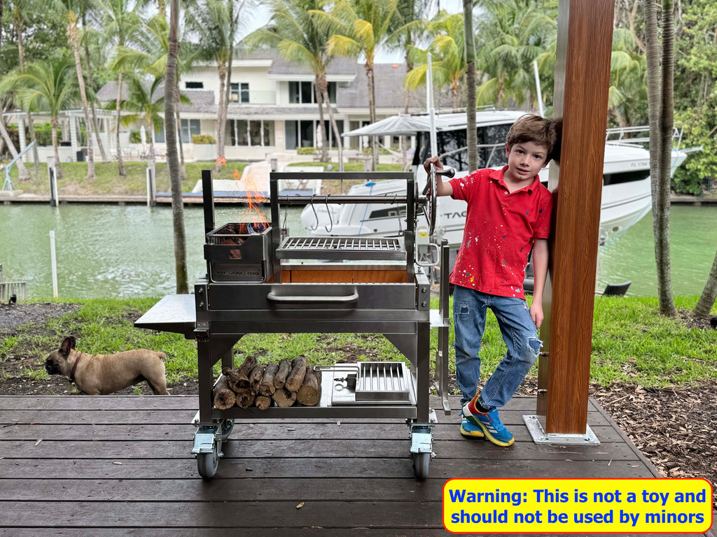 Tagwood BBQ03SS MINI Argentine Santa Maria Grill – 304 Stainless Steel