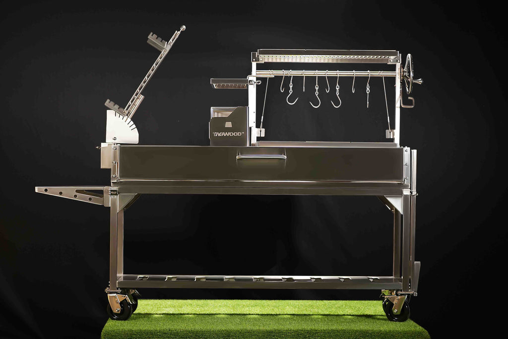 Tagwood BBQ06SS Argentine Santa Maria Grill – with 360° Rotating Clamp Grill