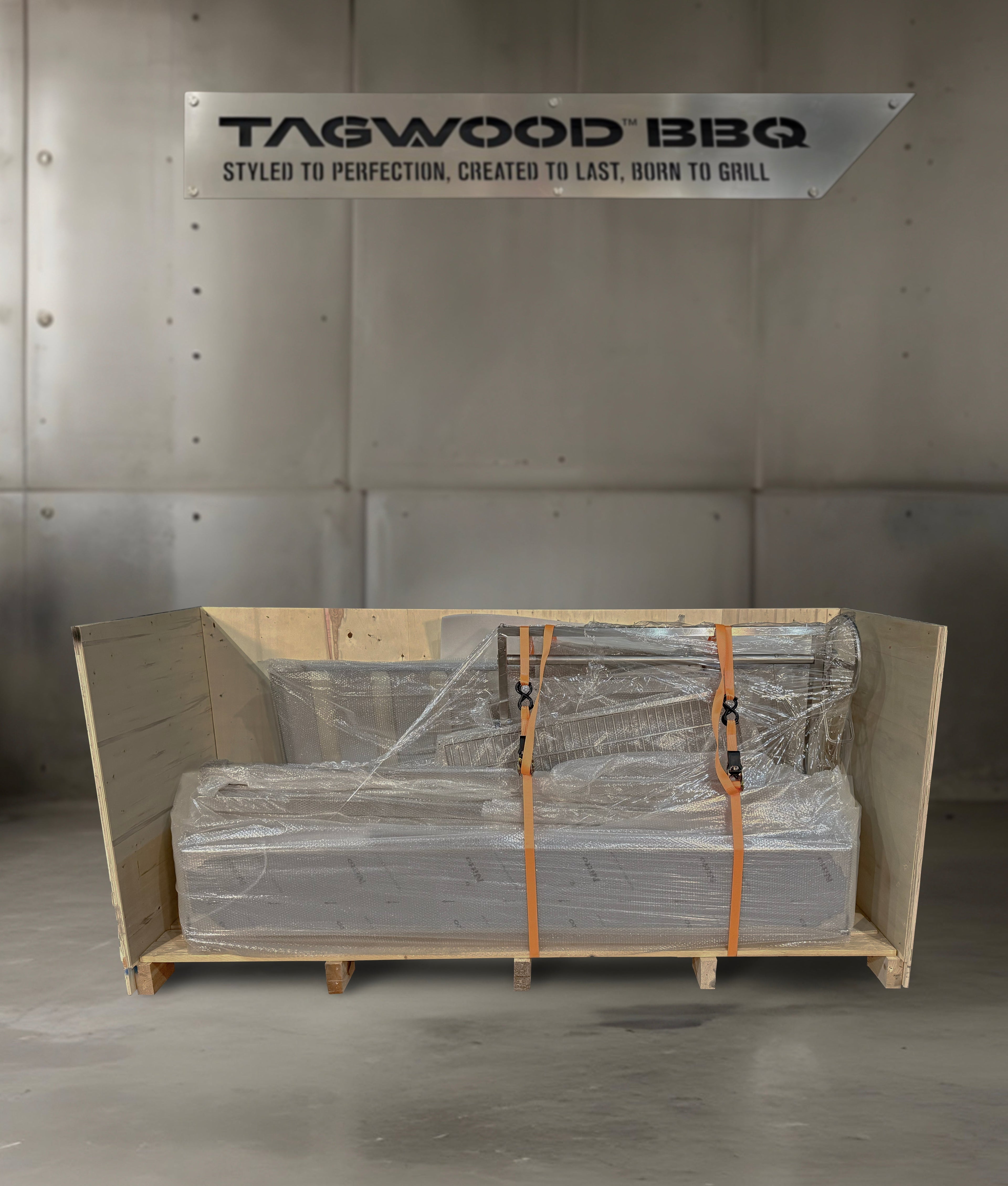 Tagwood BBQ06SS Argentine Santa Maria Grill – with 360° Rotating Clamp Grill