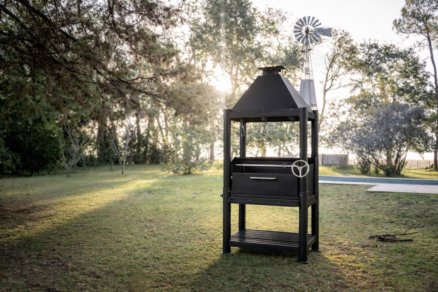 Tagwood BBQ12SI Argentine Santa Maria Grill – Professional 360-Degree Grilling