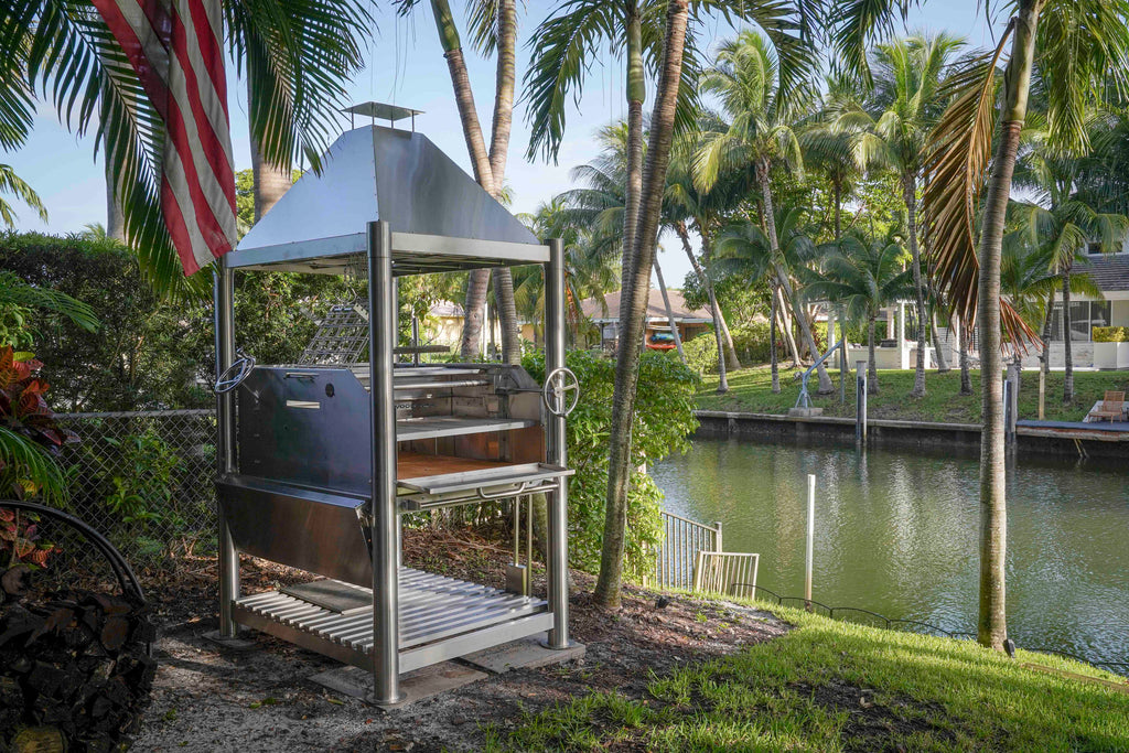 Tagwood BBQ12SS XL Argentine Santa Maria Grill – All 304 Stainless Steel "Beast on Steroids"