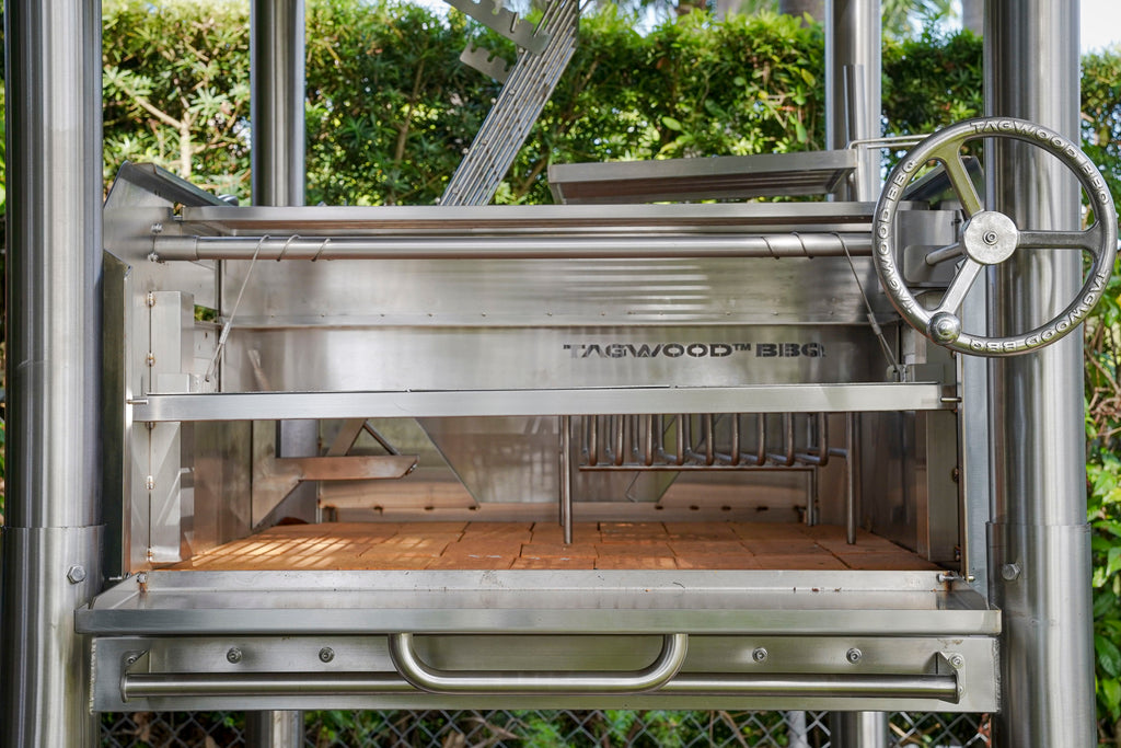 Tagwood BBQ12SS XL Argentine Santa Maria Grill – All 304 Stainless Steel "Beast on Steroids"
