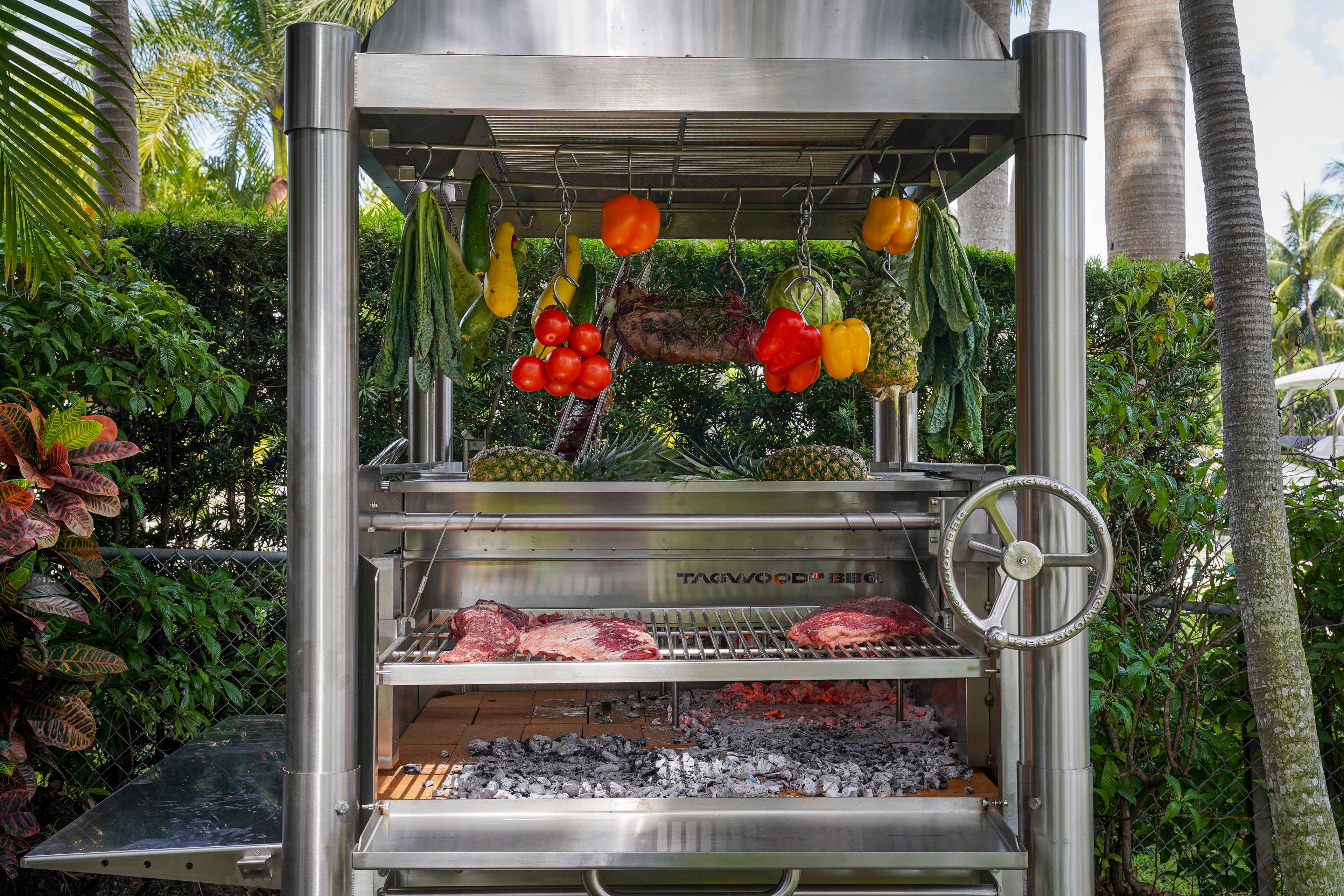 Tagwood BBQ12SS XL Argentine Santa Maria Grill – All 304 Stainless Steel "Beast on Steroids"