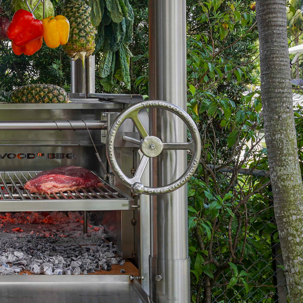Tagwood BBQ12SS XL Argentine Santa Maria Grill – All 304 Stainless Steel "Beast on Steroids"