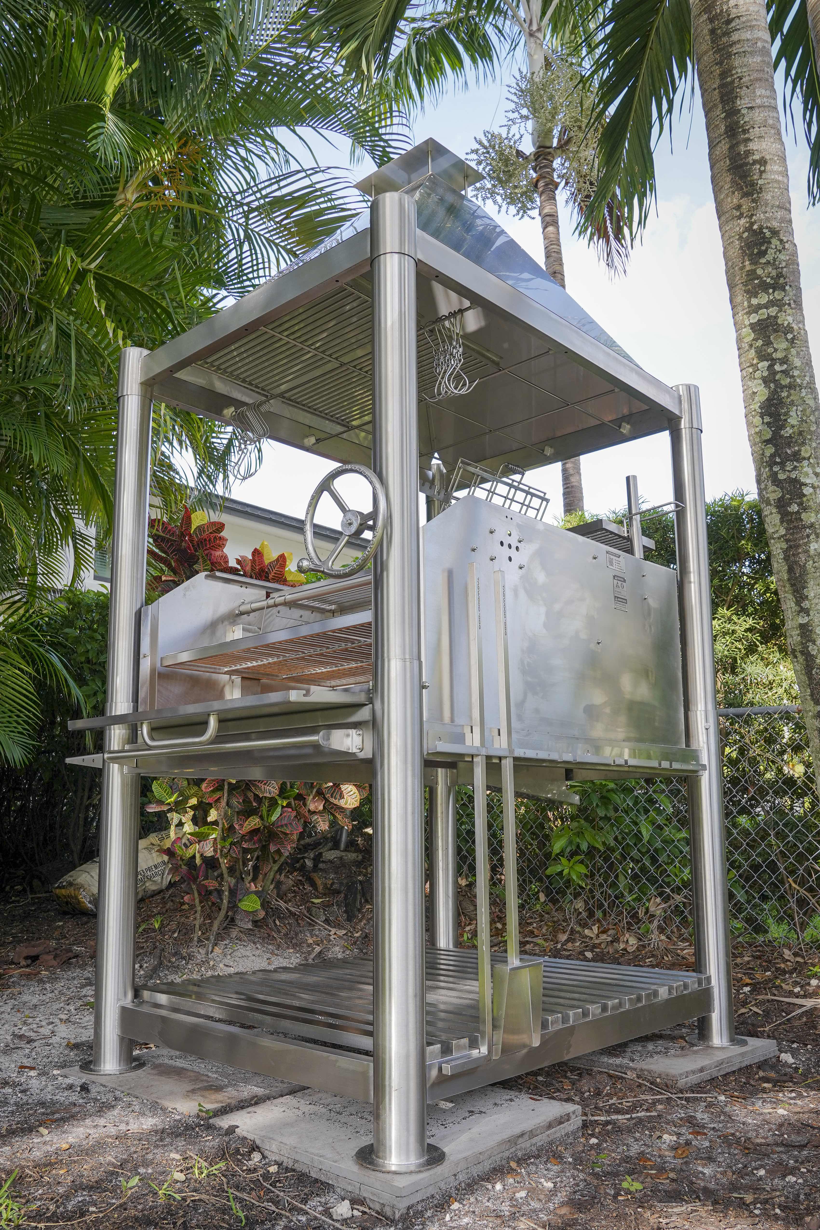 Tagwood BBQ12SS XL Argentine Santa Maria Grill – All 304 Stainless Steel "Beast on Steroids"