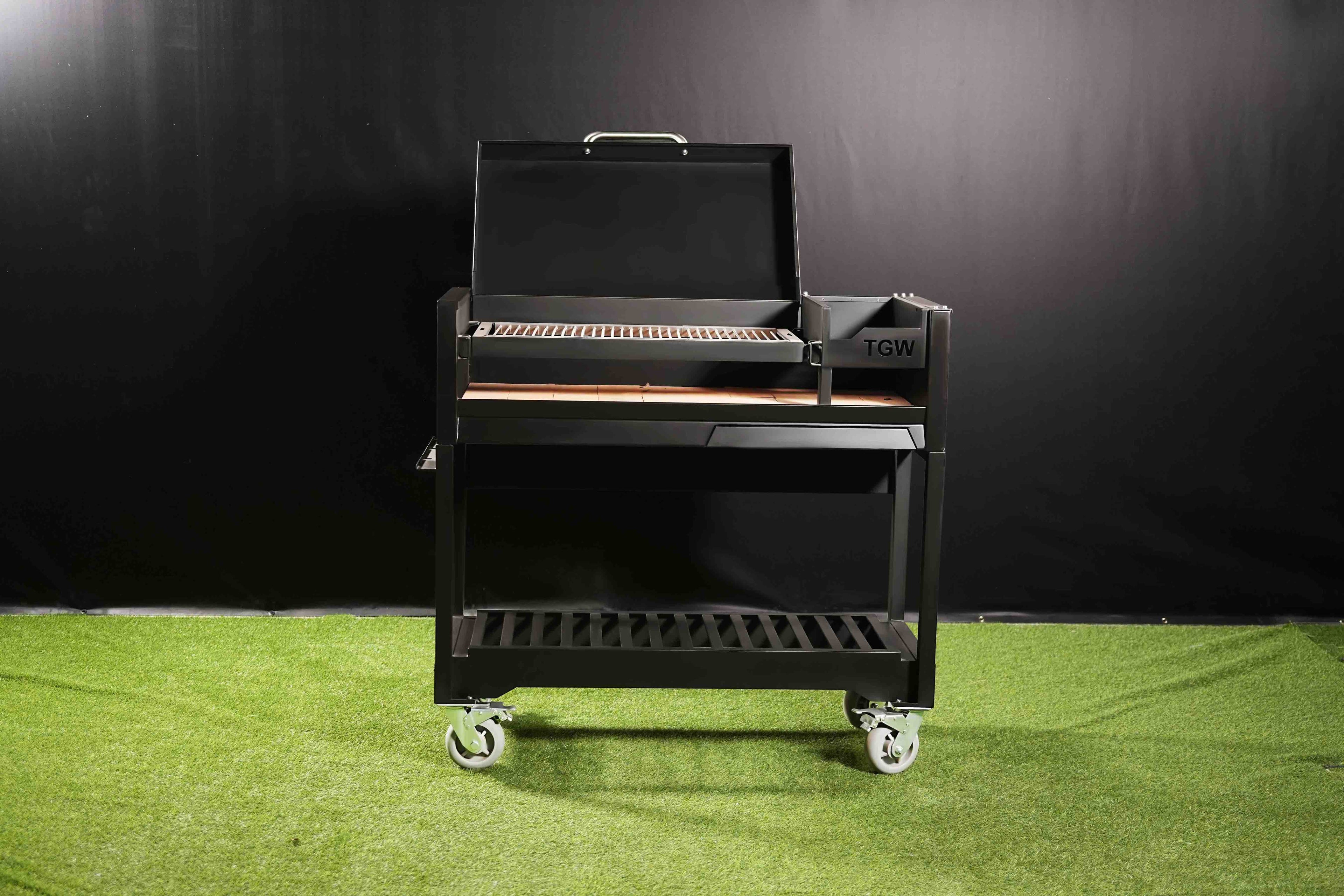 Tagwood BBQ18SI Argentine Style Grill – Chief Series All-Black Edition