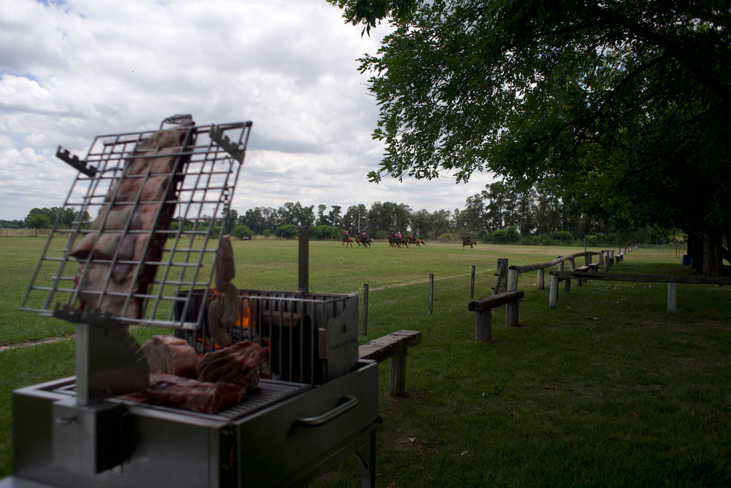 Tagwood BBQ33SS Argentine Clamp Grill with Firebox – 304 Stainless Steel