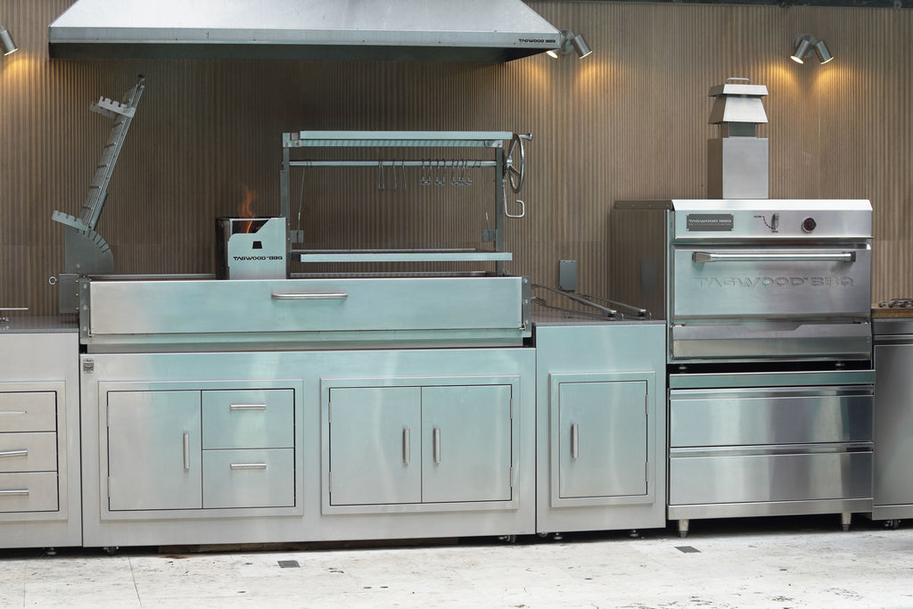Tagwood BBQ28SS XL Built-In Santa Maria Argentine Grill – 304 Stainless Steel