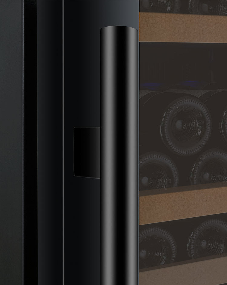 Allavino FlexCount II Tru-Vino 354 Bottle Dual Zone Black Side-by-Side Wine Refrigerator