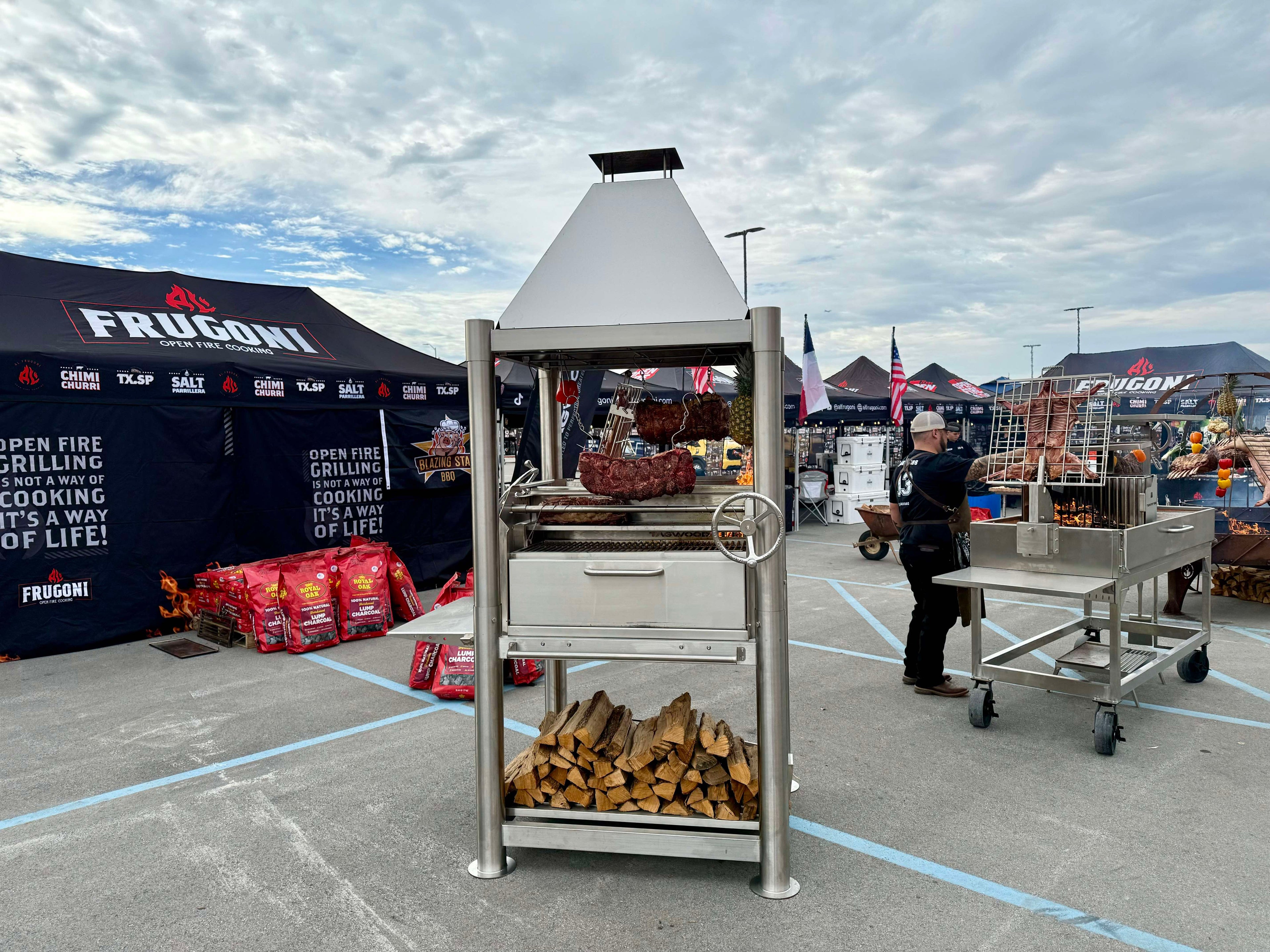 Tagwood BBQ BBQ02SS "The Beast" – All Stainless Steel Argentine Gaucho Grill