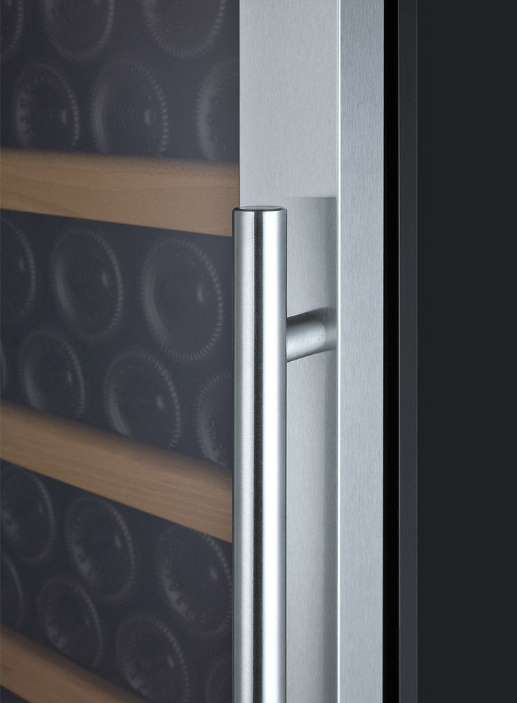 Allavino Vite II Tru-Vino 554 Bottle Dual Zone Stainless Steel Side-by-Side Wine Refrigerator