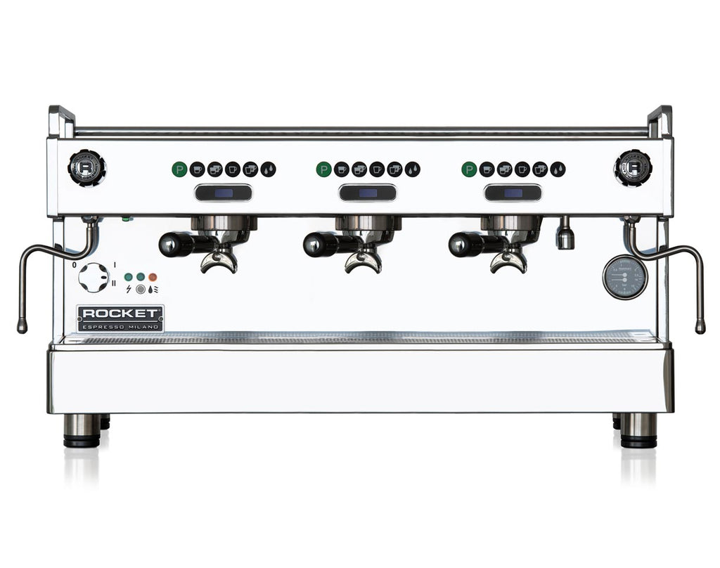 Rocket Espresso Boxer Timer 2-Group – Compact High-Volume Commercial Powerhouse