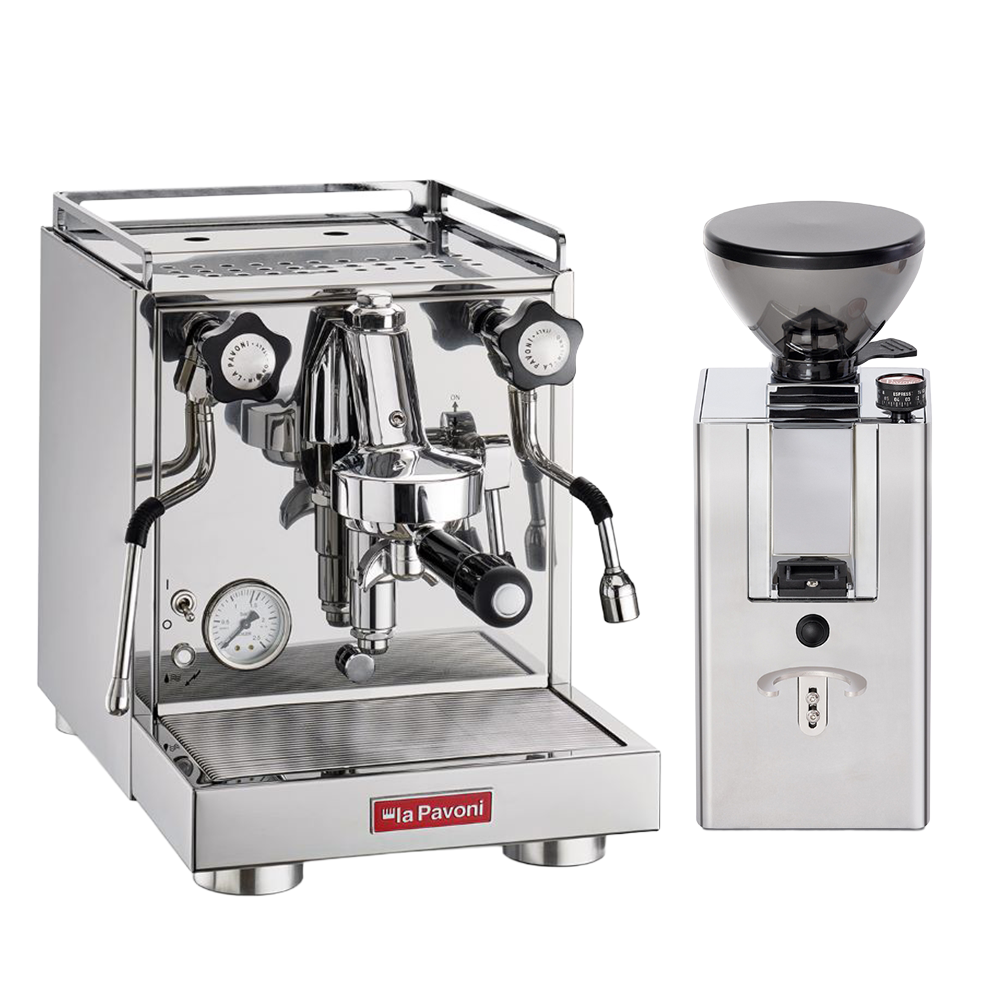 La Pavoni Cellini Classic and Kube Mill Bundle – The Perfect Pairing for Home Espresso