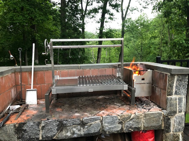 Tagwood BBQ09SS Insert Style Argentine Santa Maria Grill – 304 Stainless Steel