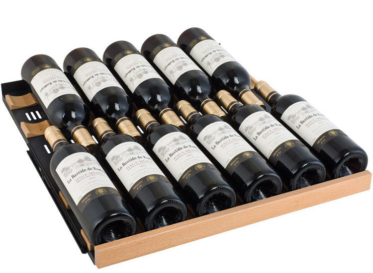 Allavino FlexCount II Tru-Vino 354 Bottle Dual Zone Black Side-by-Side Wine Refrigerator