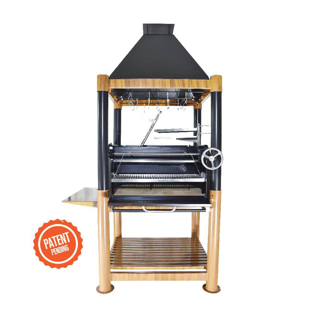 Tagwood BBQ02SI Argentine Santa Maria Style Gaucho Grill – The Ultimate 360° Grilling Experience
