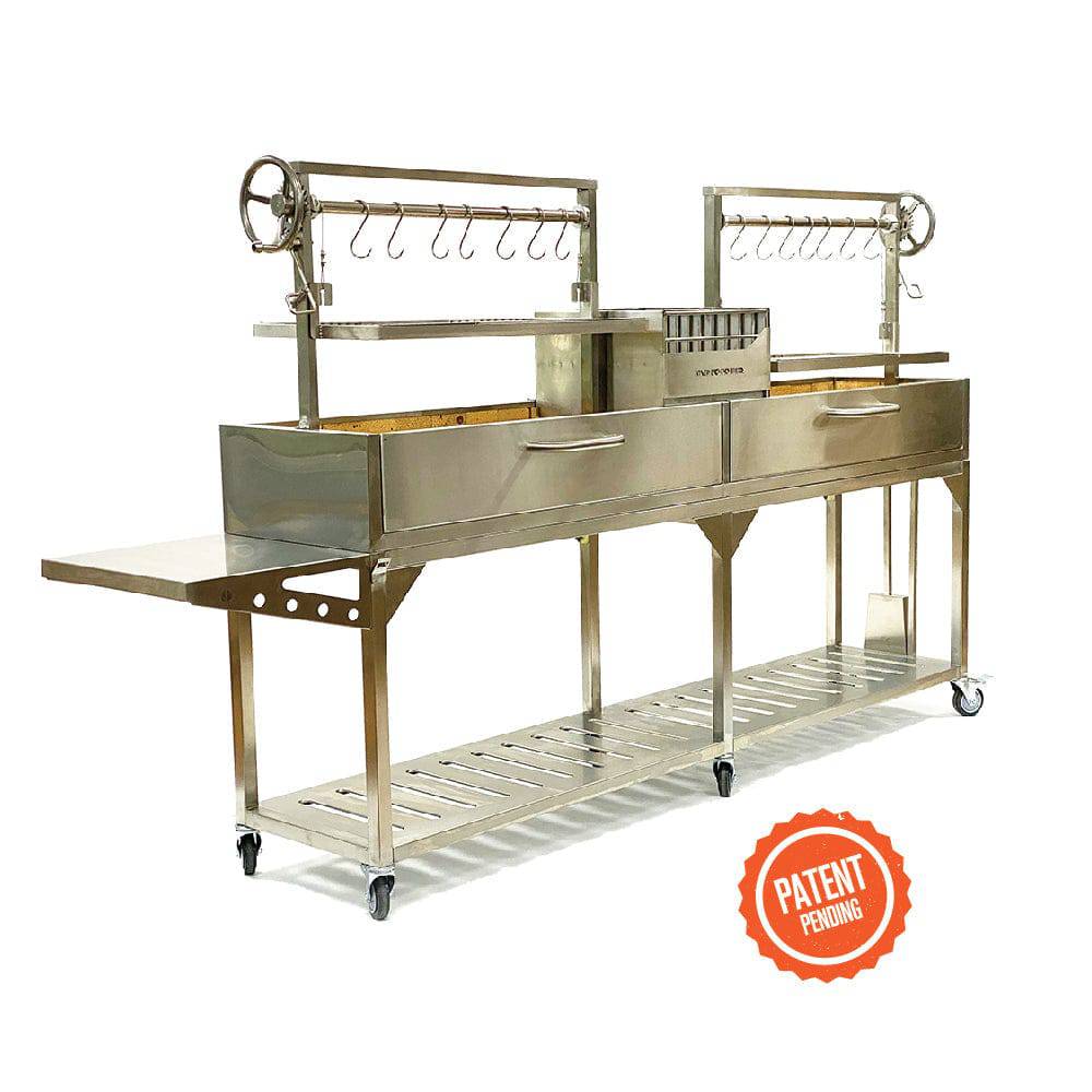 Tagwood BBQ04SS Double Argentine Santa Maria Style Grill – 304 Stainless Steel
