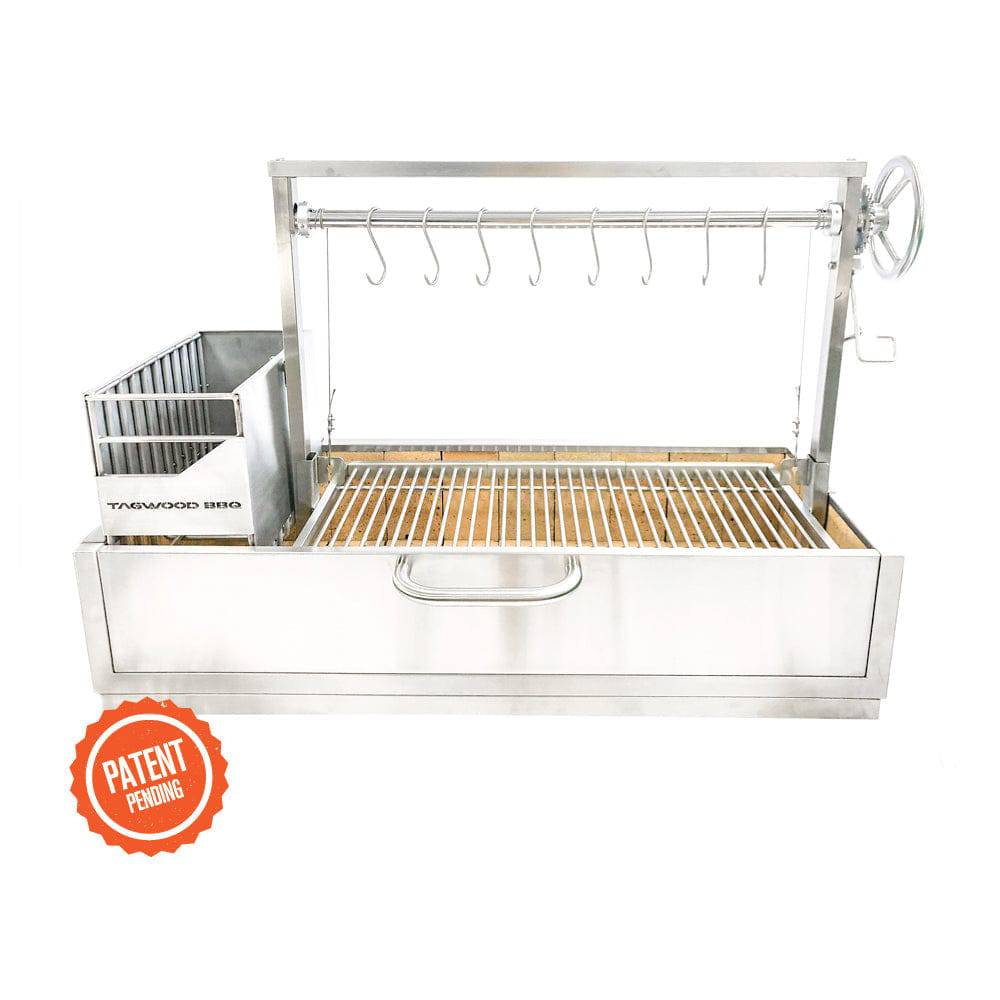 Tagwood BBQ25SS XL Built-In Santa Maria Argentine Grill – 304 Stainless Steel