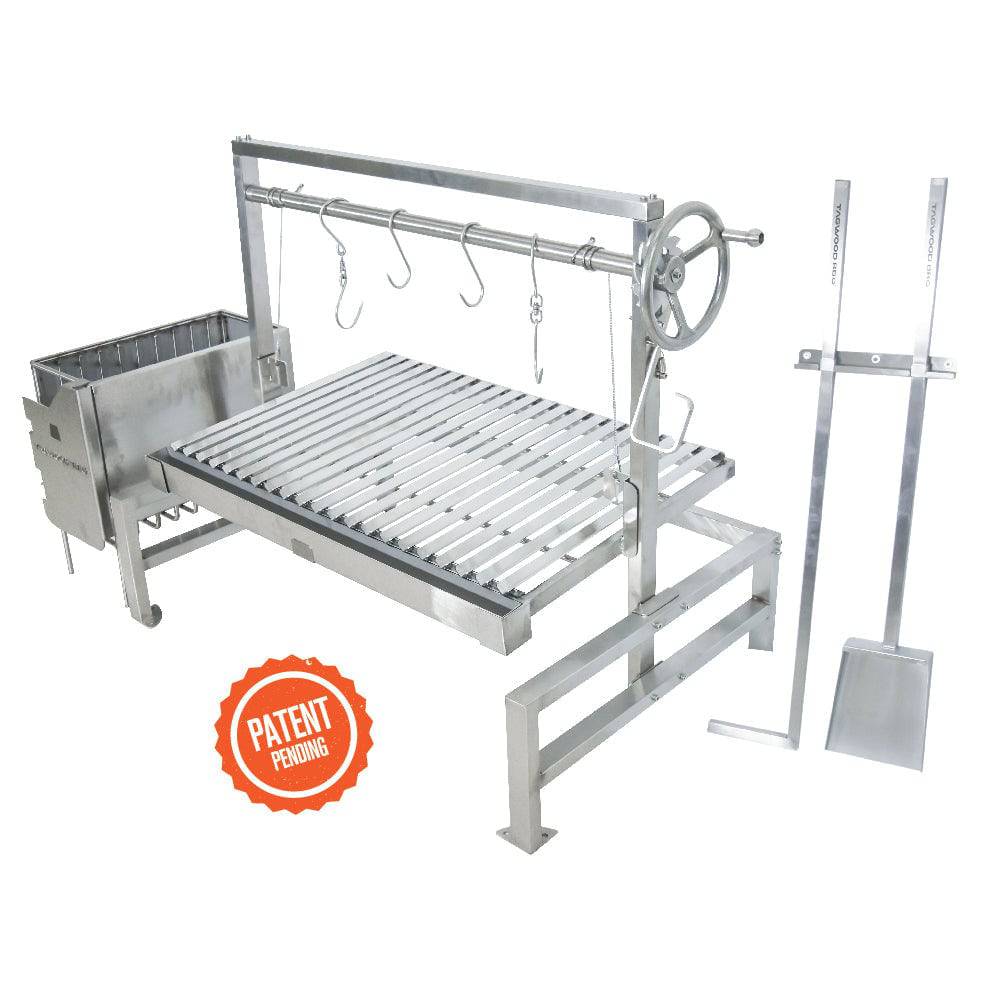 Tagwood BBQ09SS Insert Style Argentine Santa Maria Grill – 304 Stainless Steel